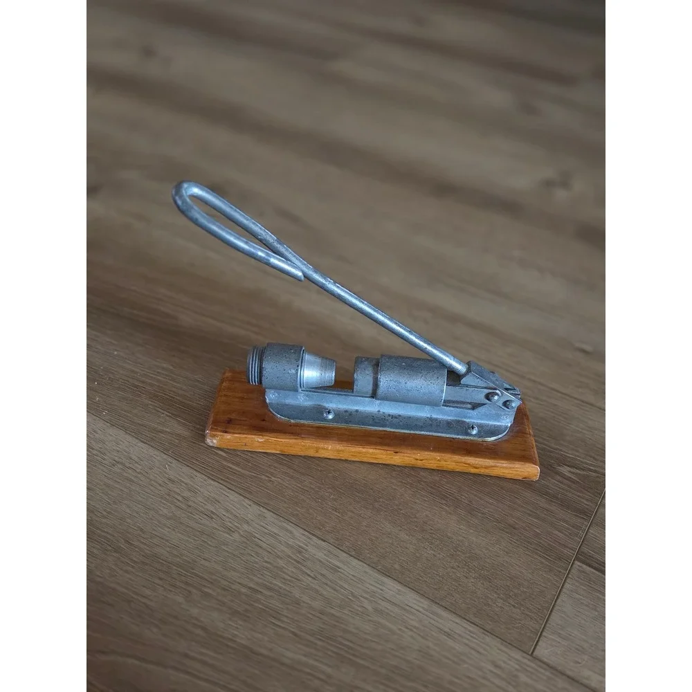Vintage Wine Bottle Corker on Wood Base Heavy‎ Duty